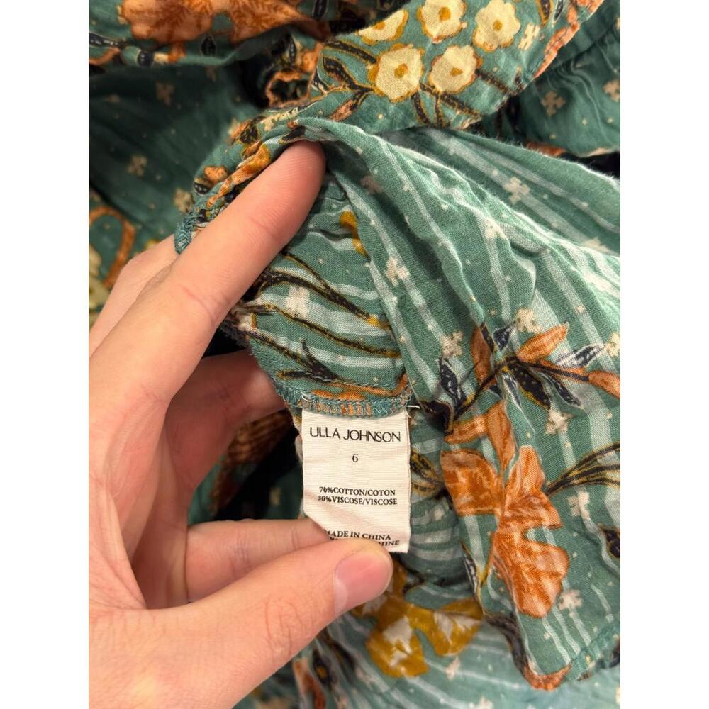 Ulla Johnson Marni Blue Dress Size 6 - Picture 6 of 6